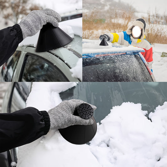 2pcs Magical Ice Scrapers For Car Windshield Snow Removal Tool