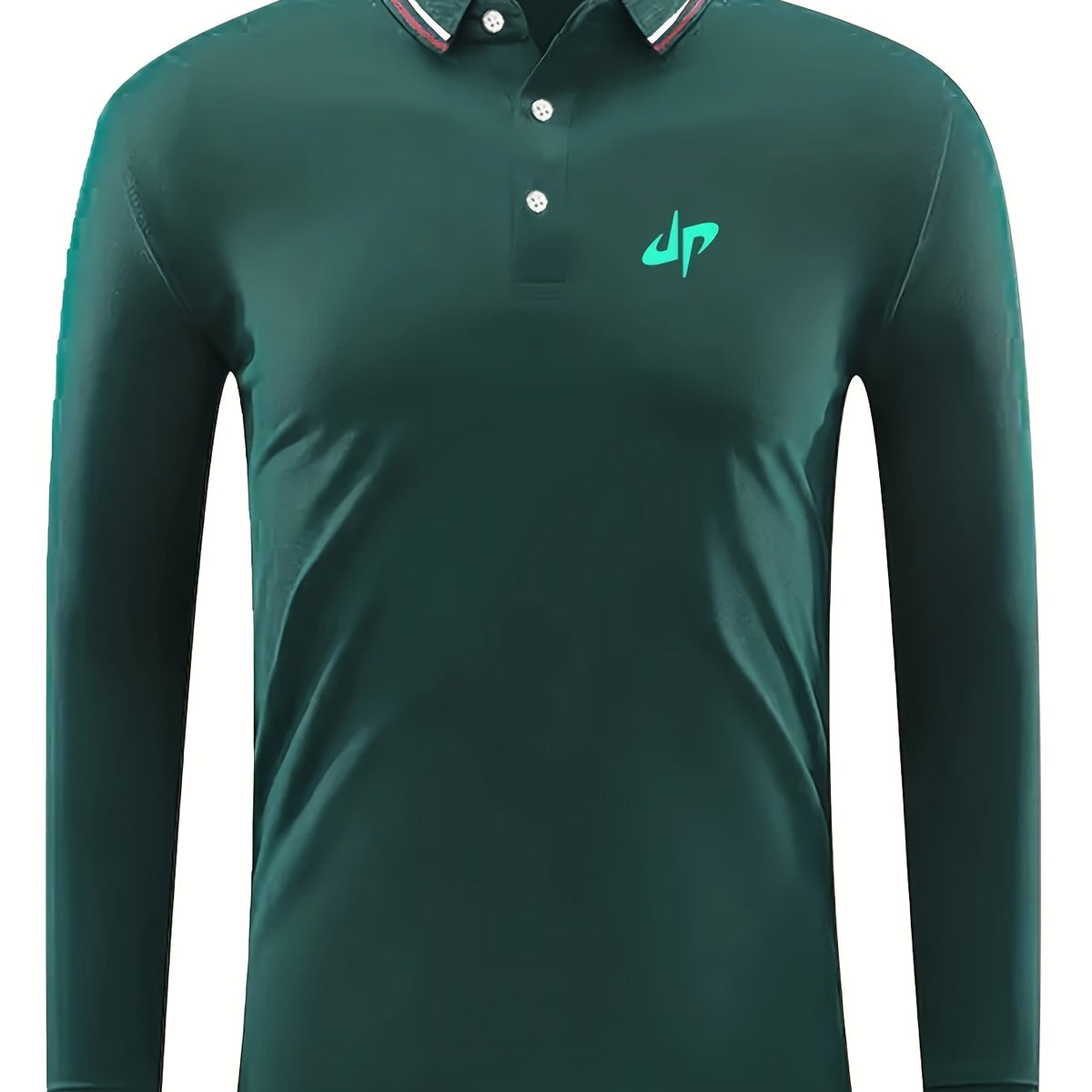 Men's Long Sleeve Golf Shirt Breathable Chukker Collared Business Casual