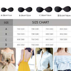 Invisible Silicone Strapless Bra Push Up Lift Adhesive Bra