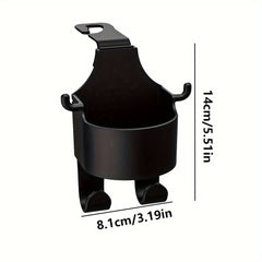 Car Seat Cup Holder Storage Box With Hook for Beverage Cups