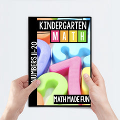 Kindergarten Math Workbook Learn Numbers 11-20 with Activities