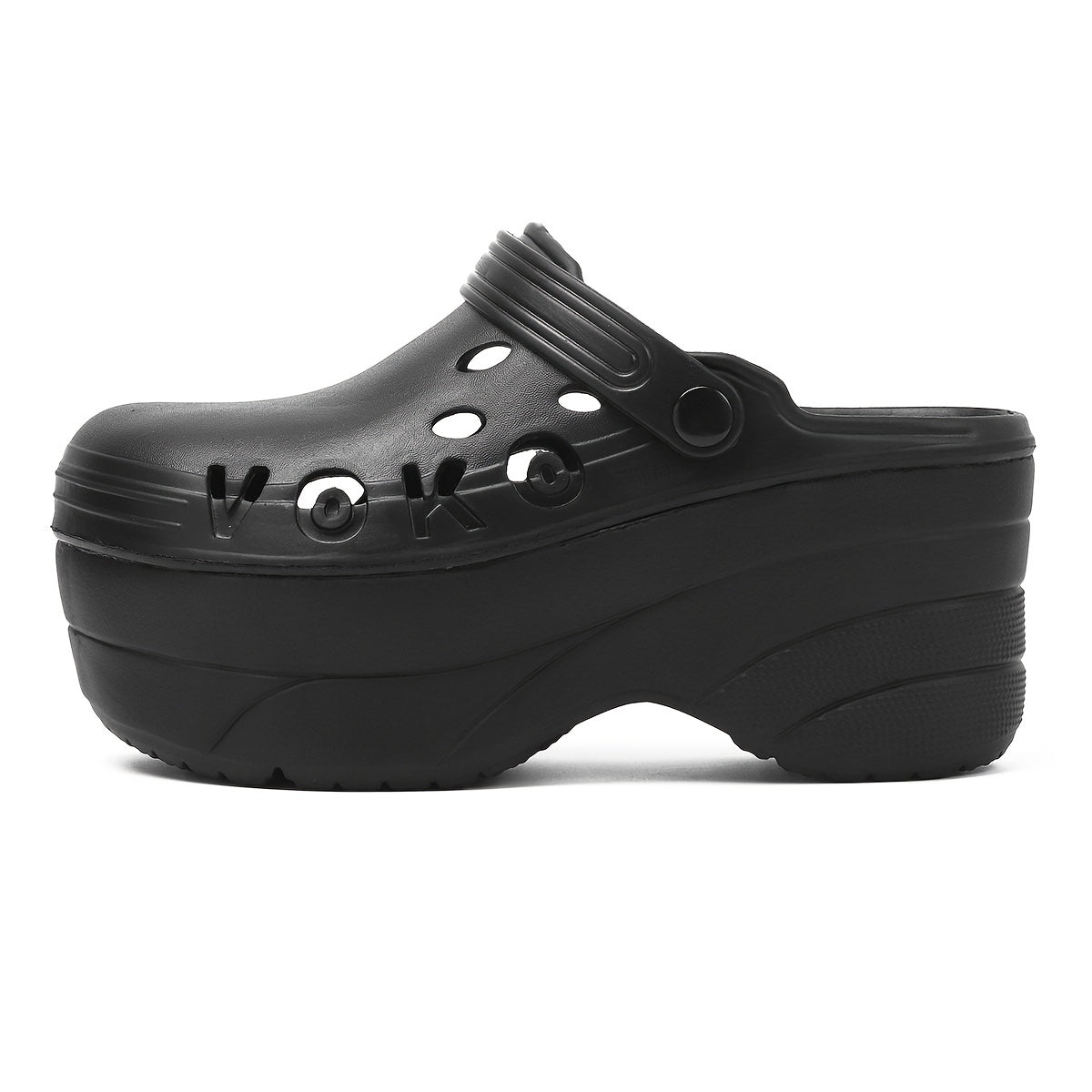 Women's Platform Hollow Out Clogs Lightweight Non Slip Beach Sandals