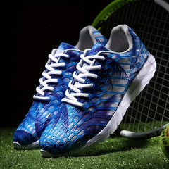 Women's Coconut Tree Pattern Lace up Running Shoes
