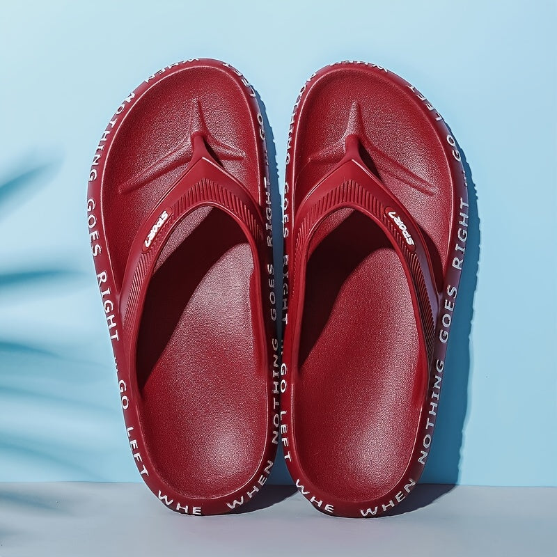 Men's Lightweight Non Slip Flip Flops, Comfortable Sandals