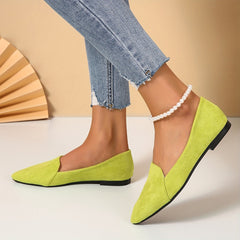 Women's Pointed Toe Ballet Flats Soft Sole Shoes