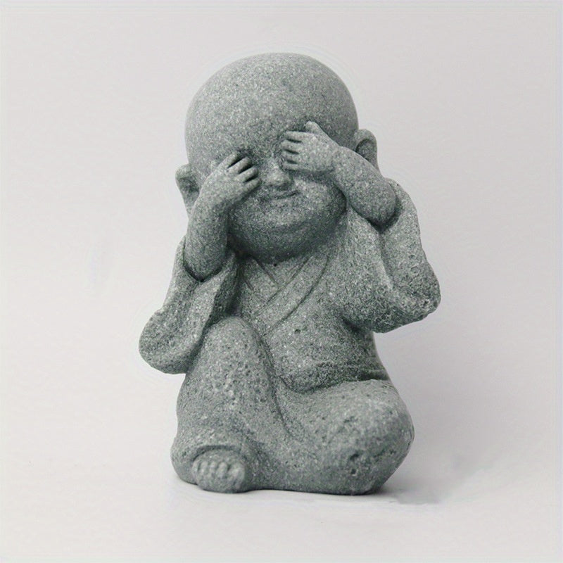 Aquarium Decor Little Monk Landscape Ornament For Gardening