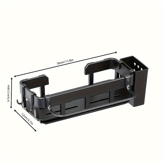 Stainless Steel Kitchen Cleaning Supplies Storage Rack