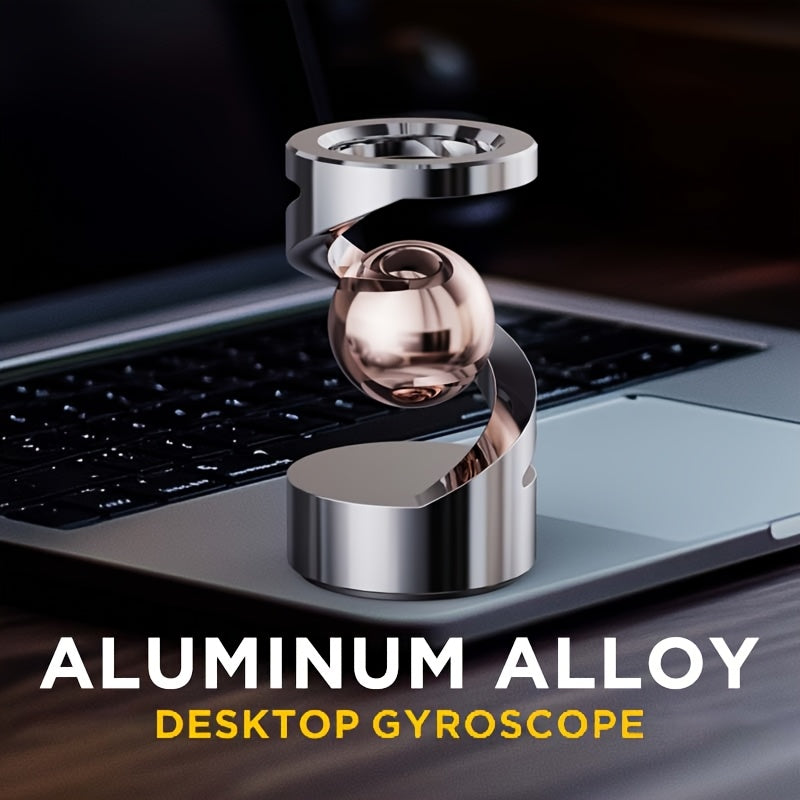 Aluminum Alloy Gyroscope Desk Toy for Office Decor