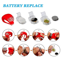 Waterproof Silicone Bike Lights Front and Back LED Bicycle Lights