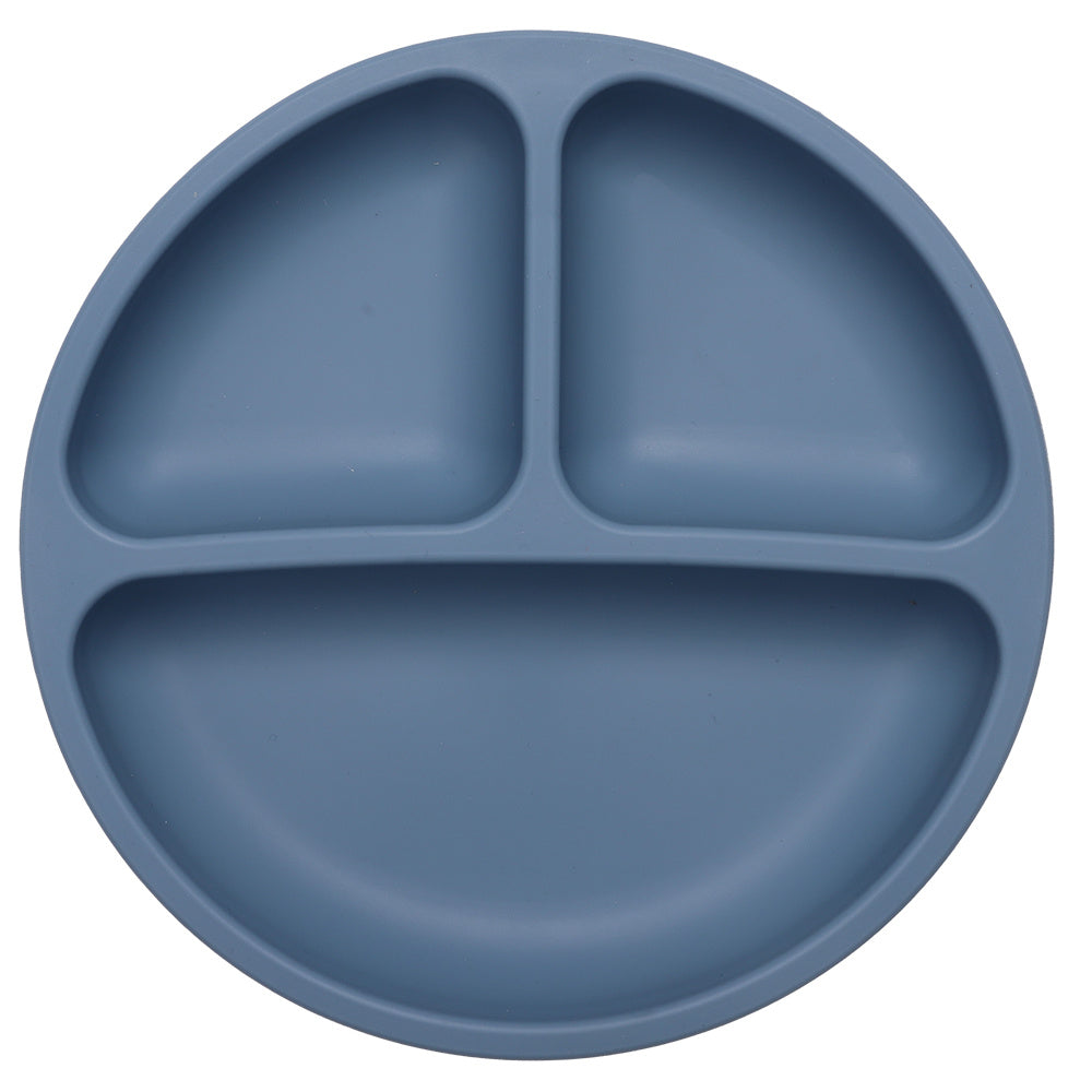 Safe Soft Silicone Baby Toddler Plate Dishwasher & Microwave Safe