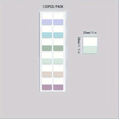 Multicolor Self-Adhesive Writable Index Label Marker - Set of 60