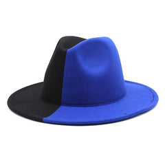 Men's Wide Brim Fedora Double Sun Protection Hat