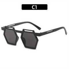 Polygonal Kids Sunglasses UV Resistant
