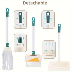 12pcs Pretend Play Cleaning Set Assorted Colors