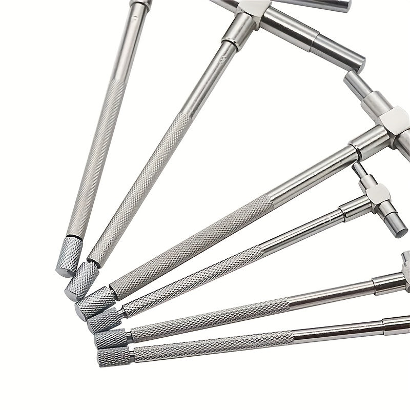 6pcs 8 150mm Telescoping Gauge Set Inner Diameter Hole Gauge Inside Measuring