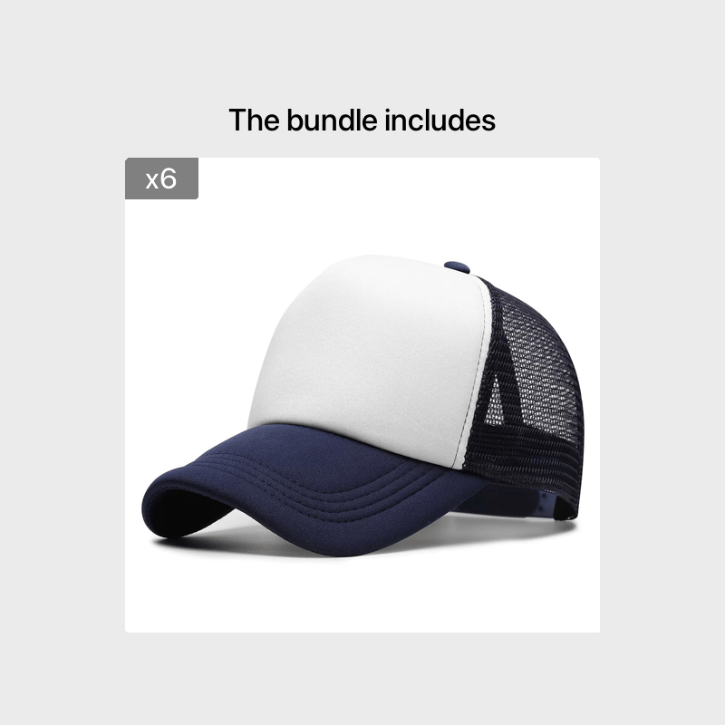 High Mesh Trucker Baseball Cap Snapback Hat