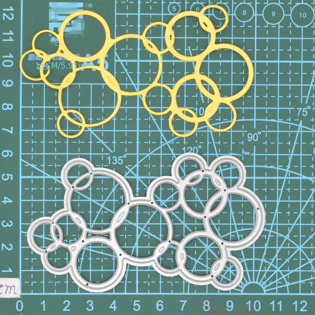 Bubble Circle Shape Metal Cutting Dies for Scrapbook Paper Craft Stencils