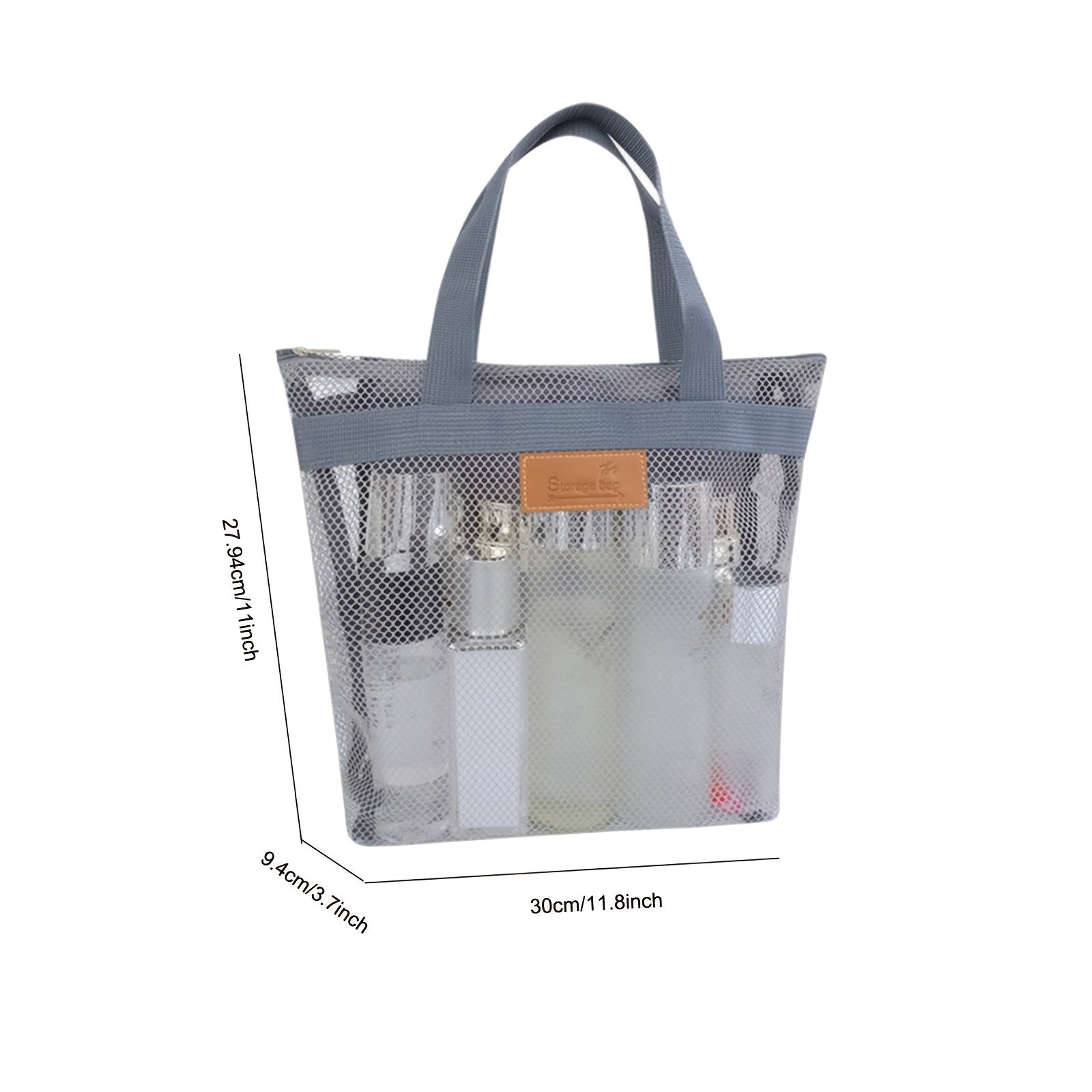 Portable Beach & Swimming Mesh Bag w/ Shower Organizer