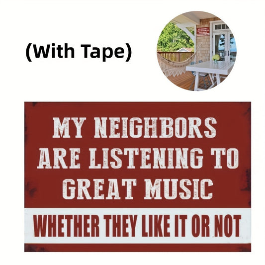 Vintage Man Cave Decor Funny Music Signs Garage Bar Patio Wall Decorations