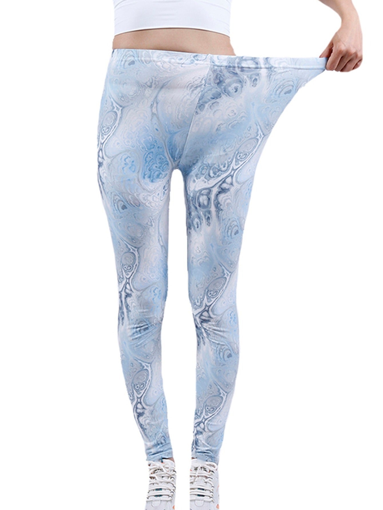 Women's Printed Yoga Pants High Waist Leggings
