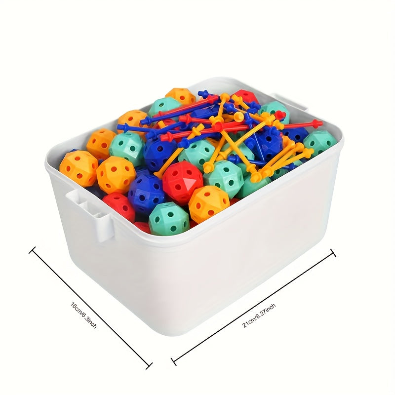 75pcs Children's Assembly Toy Set - 3D Building Blocks