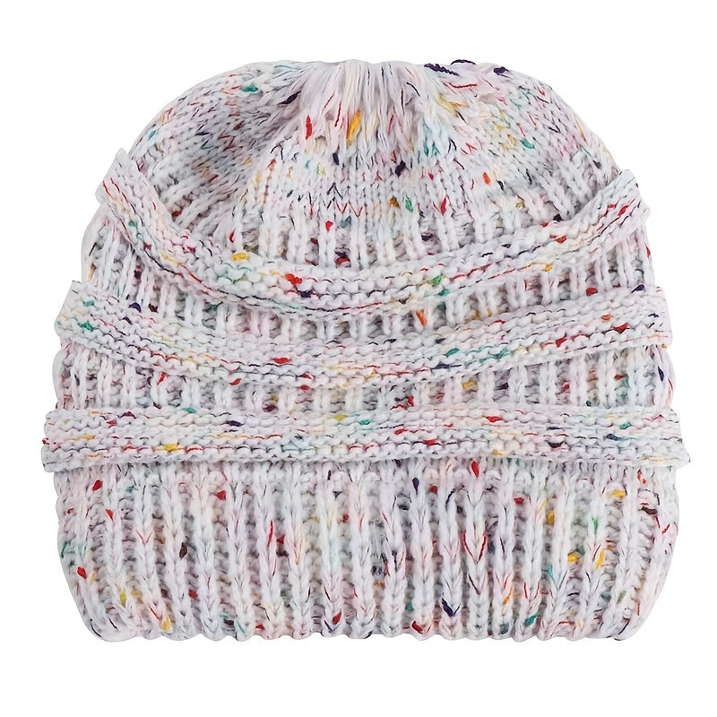 Women's Knitted Beanie Hat Warm Slouchy Cap For Winter Lightweight