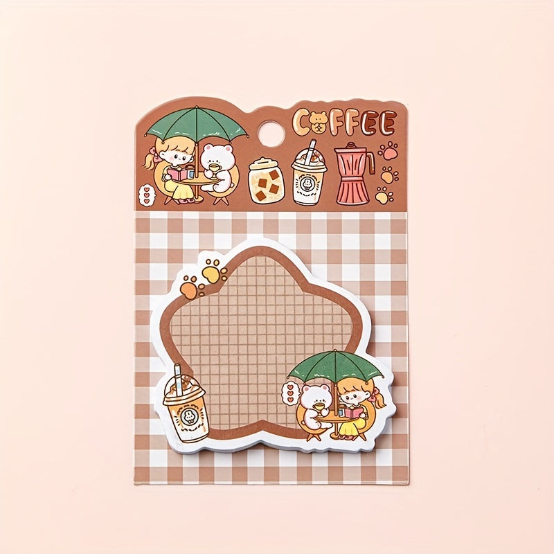 30 Sheets Hand Account Sticky Notes Fresh Message Sticker Memo Sticker