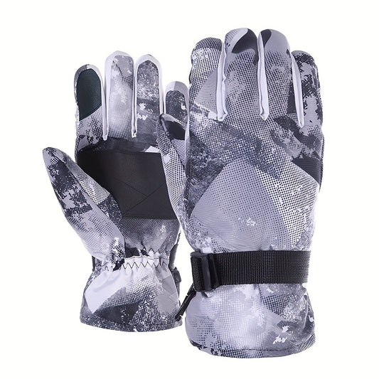 Winter Windproof Skiing Gloves Waterproof Warm Gloves