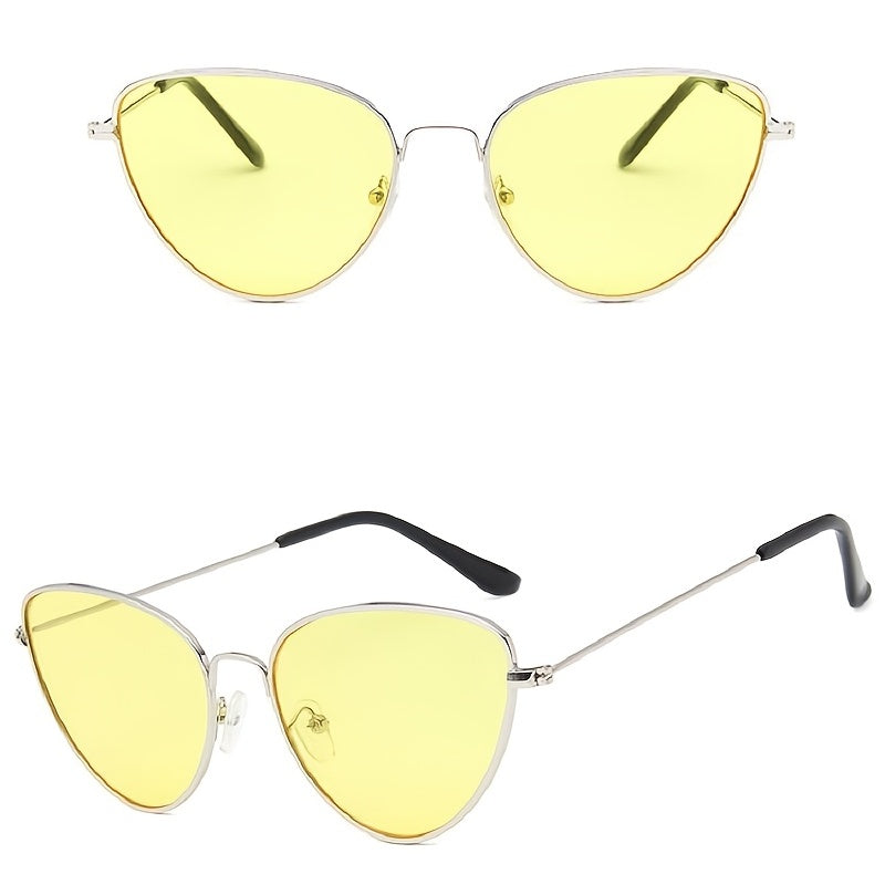 Cat Eye Women Sunglasses Vintage Shaped Sun Glasses UV400