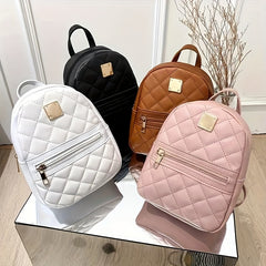Small Shoulder Bag Faux Leather Casual Daypack