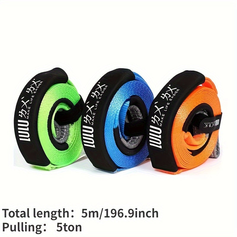 5M 196 8in 5T Car Trailer Belt Off road Car Tow Rope