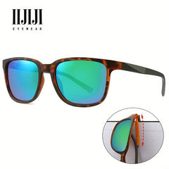 Men's Polarized Square Sunglasses Anti Glare UV400