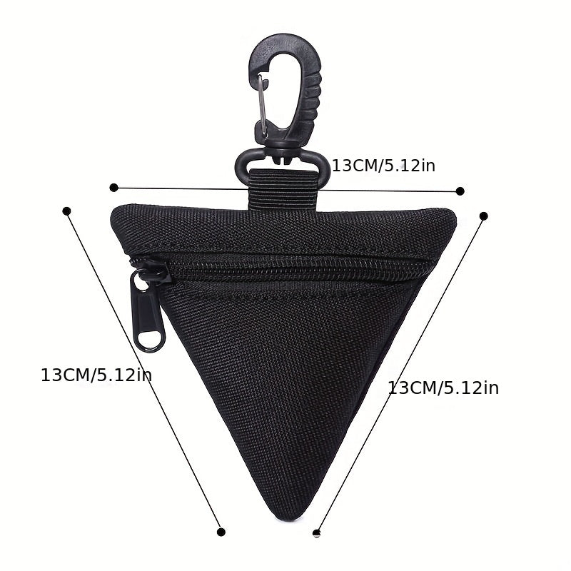 Triangle Tactical Coin Purse Portable Small Pouch Bag for Outdoor Activities