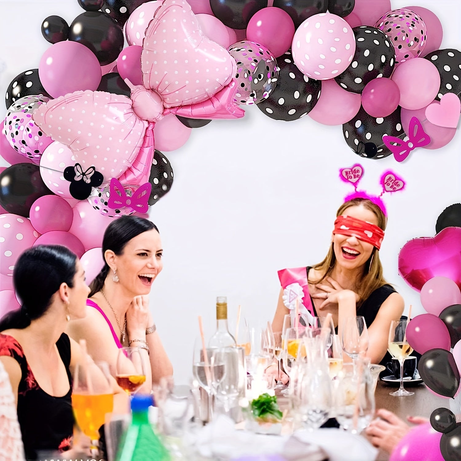 Mouse Balloon Garland Arch Kit for Cartoon Mouse Theme Birthday Decor