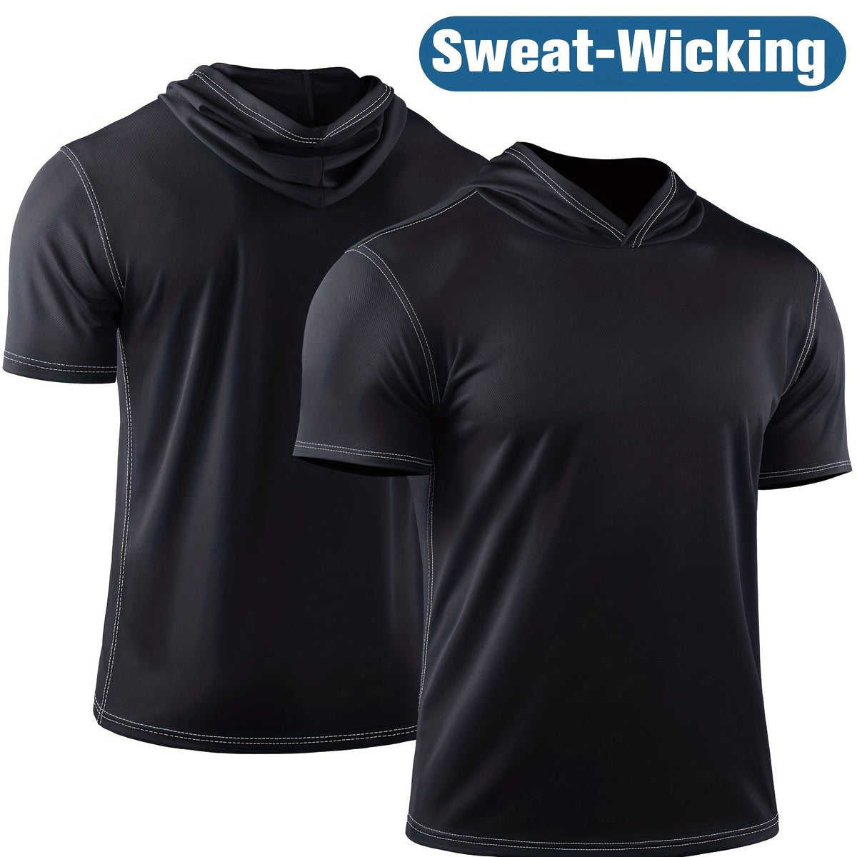 Men's Summer Outdoor Running Hooded Sweatshirt Quick Dry Top Hoodie