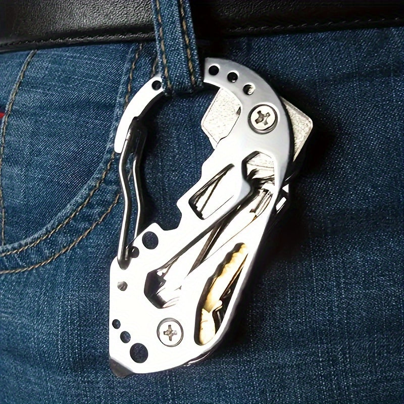 Stainless Steel Mini Tool Keychain Screwdriver Wrench