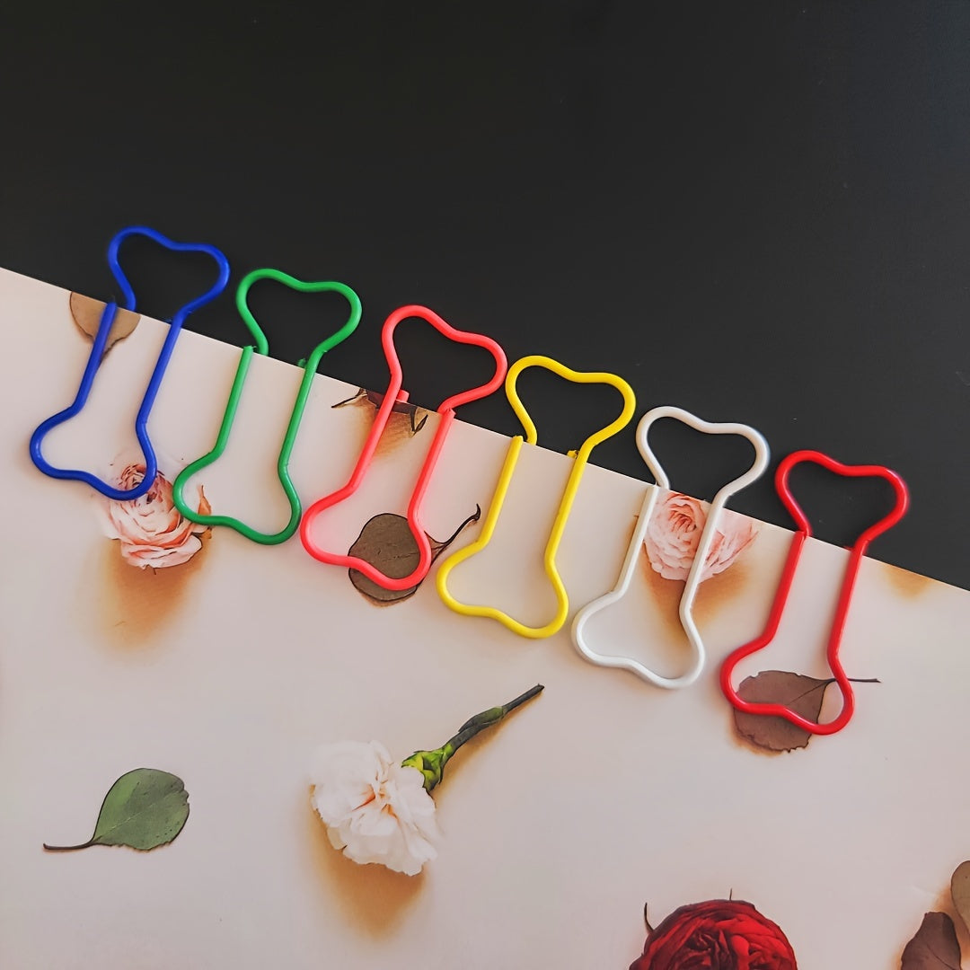 Dog Bone Paper Clips: 30 or 60pcs, Dog Lover Gift
