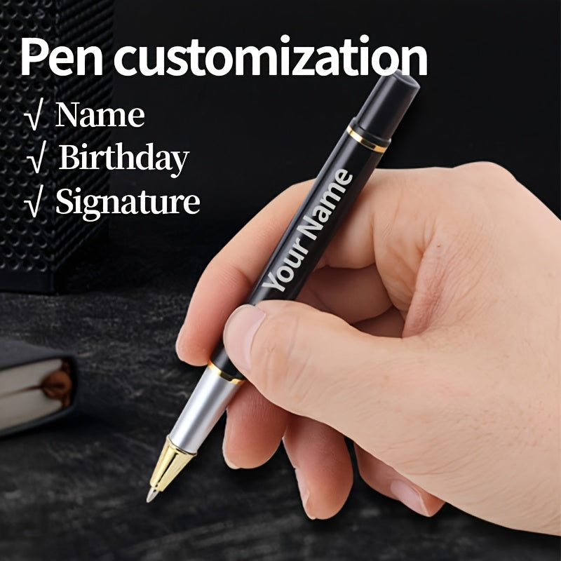 Personalized A5 Notebook and Pen Set with Custom Engraving - Red