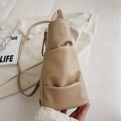 Large Capacity Tote Bag Handbag With Small Purse Women's Crossbody Bag