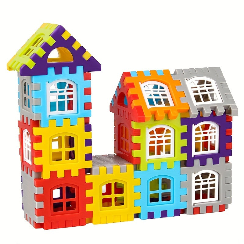 Toy Building Blocks Set - 50pcs & 25pcs - Fun Birthday Gift for Kids