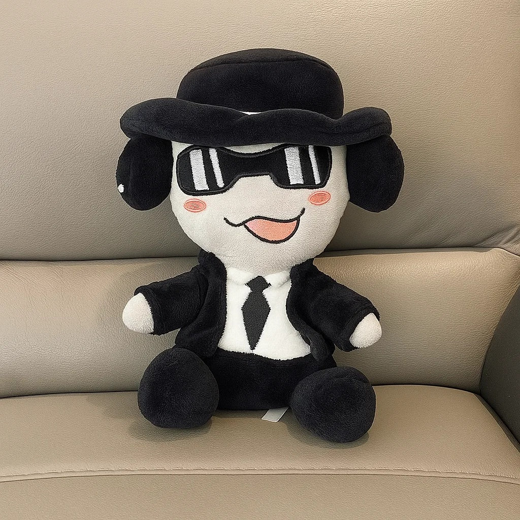 Forsaken Chance Plus Plush Toy - Cartoon Plushie with Hat & Glasses
