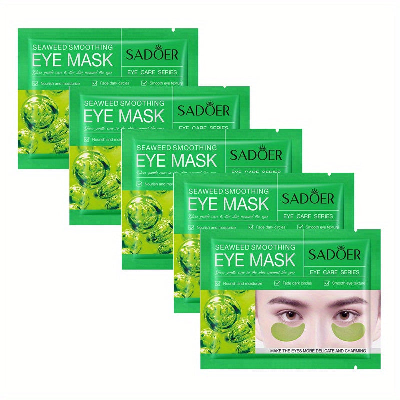 Green Moisturizing Eye Mask for Dark Circles and Wrinkles