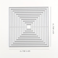 Stylish Metal Cutting Dies - Rectangle Square Round Oval Heart Star Frames