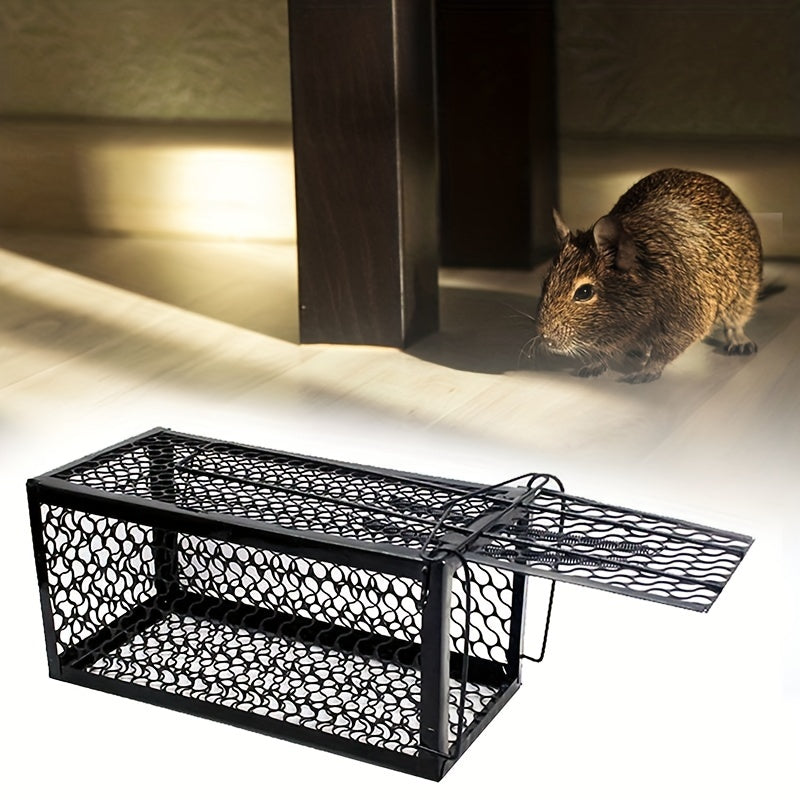 2pcs Mouse Trap Iron Rodent Mice Catch Cage Indoor Outdoor Insect Traps