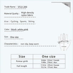 Women's Winter Fleece Waterproof Windproof Ski Gloves