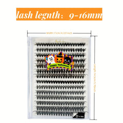 DIY Eye Lashes Extensions Cluster Eyelashes Mixed Length False Eyelashes D Curly