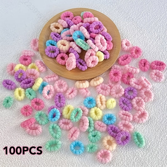 Baby Girls Hair Tie Stretch Rubber Bands Hair Rope Hair Bands Ponytail Holders