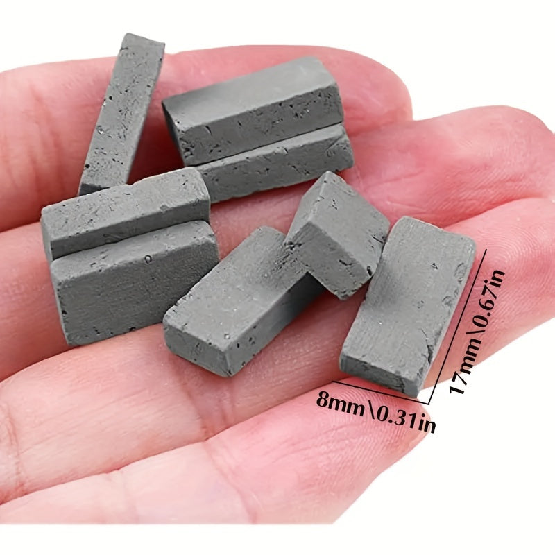 50pcs Mini Simulation Small Red Brick Model Material Building