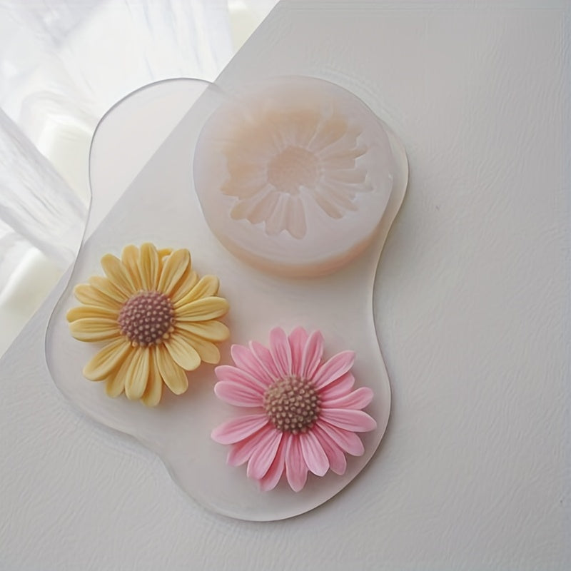 Daisy Aromatherapy Candle DIY Craft Silicone Mold