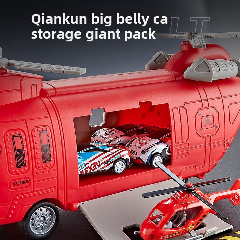 Multifunctional Helicopter Model Toy with Storage and Ejection Mechanism